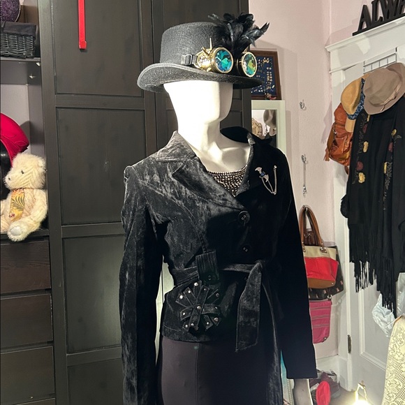 Black Witchcraft Embroidered Jacket - Picture 12 of 17